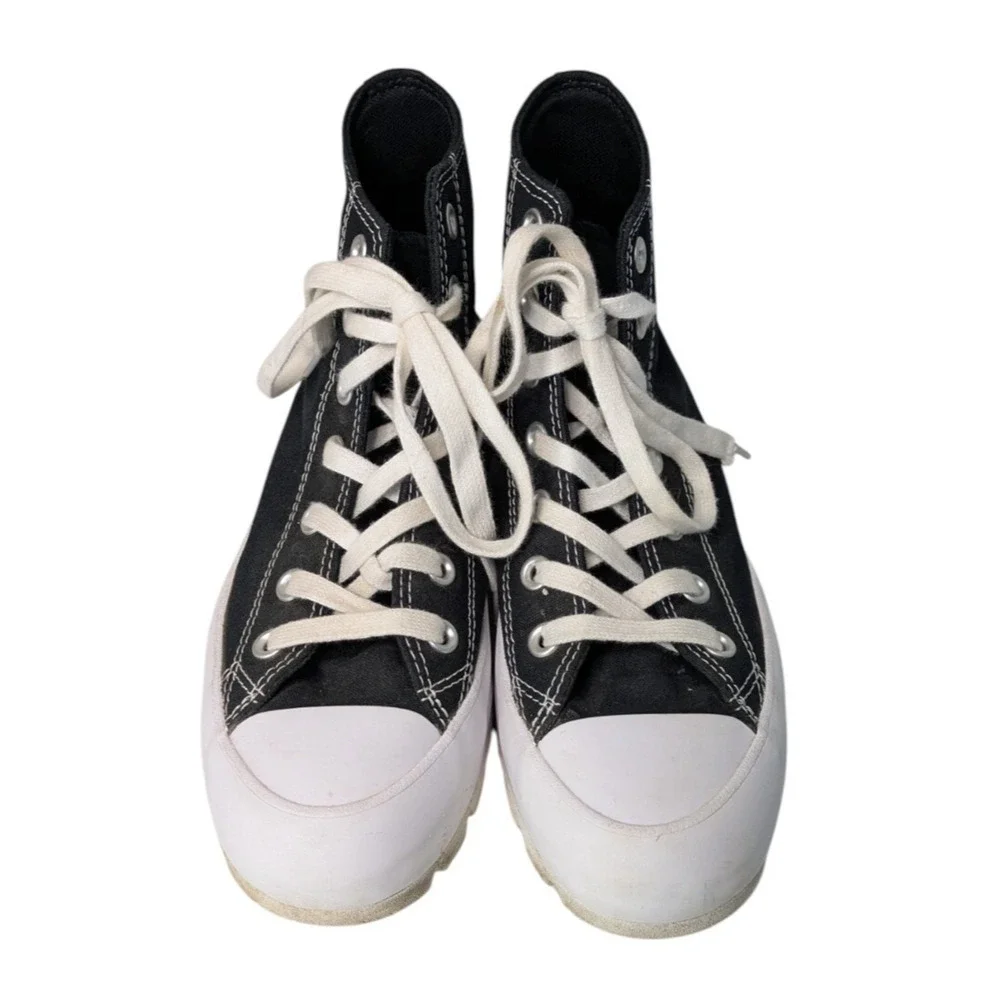 Converse Chuck Taylor All Star Black Lugged Hi Top Sneakers Size 7.5 565901C